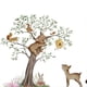 thumbnail image 1 of 4 Pegatinas de Pared con Dibujos de Animales de y Árboles para Habitación Infantil, Decoración de Pared, Papel Tapiz Infantil con Animales Adorables., 1 of 5