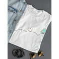 thumbnail image 3 of Butterfly Trail T-Shirt Women -Smartprints Designs, Female XX-Large, 3 of 4