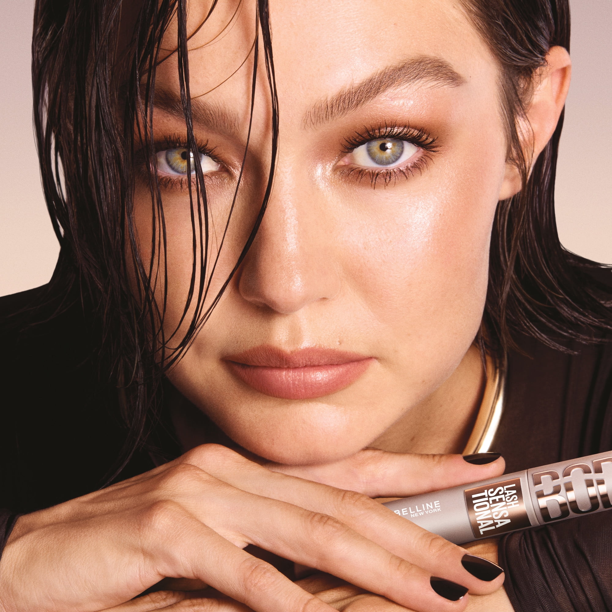 Maybelline New York Lash Sensational Body Washable Mascara, Volumizing, Lifting, Brownish Black, 9ml