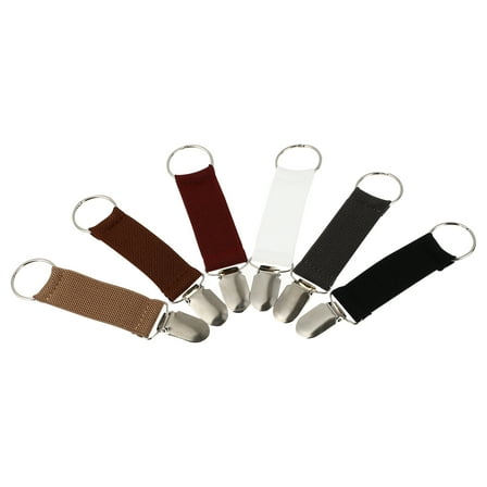 SWETRACE 6Pcs Khaki Hat Clip for Travel and Outdoor with Multipurpose Use