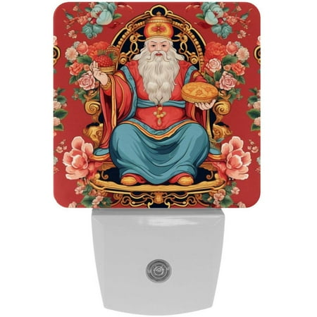 

the god of wealth LED Square Night Lights - Elegant and Energy Efficient Lighting Solutions for Every Room - for Bedrooms Bathrooms and Hallways