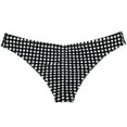 thumbnail image 3 of Botmois Men's Thongs Print Mini Bikini G-String Ultrathin Tangas Soft Low-rise Micro Briefs Comfortable T-Back Underwear Plaid L, 3 of 3