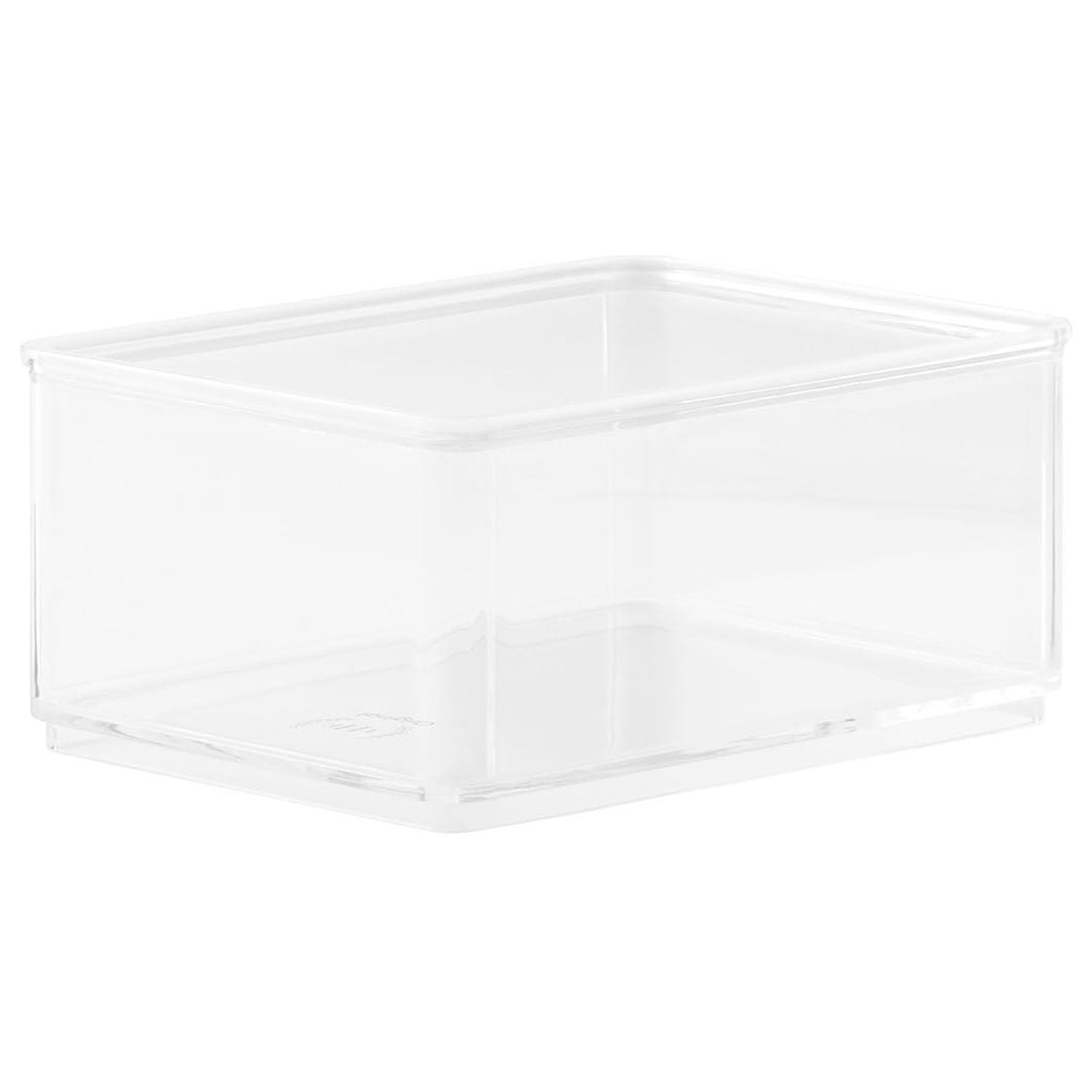 The Home Edit Medium 4- Piece Insert Bins Cabinet Organizer, Clear, 6.24" x 4.68" x 2.95"
