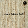 thumbnail image 3 of Jaipur Art And Craft Indian Hand Braided Pink Rectangle Jute Area Rug for Indoor (4x6 Sq ft), 3 of 6