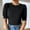 Black, variant on Njoeus Spring Tops for Women 2024 Puff Short Sleeve Sweaters Tops Crew Neck Pullover Tops Lightweight Knit Blouses Shirt Fall Tops