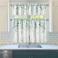 thumbnail image 3 of Sage Kitchen Curtain Valance 3 Piece Set, Sage Leaf Floral Kitchen Decor for Home Interior, Farmhouse Style Sink Window Curtains 36 Inch, 3 of 6