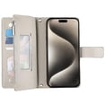 thumbnail image 3 of Funda cartera GANGXUN para iPhone 15 Pro Max , cuero PU con tarjetero, cremallera, correa de mano, soporte y protección 878°, 3 of 6