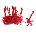 thumbnail image 1 of 10pcs Sintió árboles De Navidad Ornamento Colgador Decorativo Nave Roja Colco Árboles de Navidad Percha, 1 of 8
