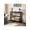 Black, variant on XC 1PC 2-Tier Industrial Narrow Sofa Table Console Table For Entryway Living Room