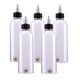 thumbnail image 4 of 5 botellas de plástico vacías con tapones cuentagotas de boquilla giratoria negra de 250 ml Yuyangstore Botellas de pigmento de tinta para aerógrafo, 4 of 6