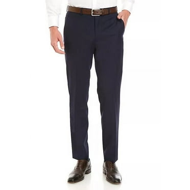 Lauren Ralph Lauren Men's UltraFlex Stretch Flat Front Suit Pants in Navy-56x32