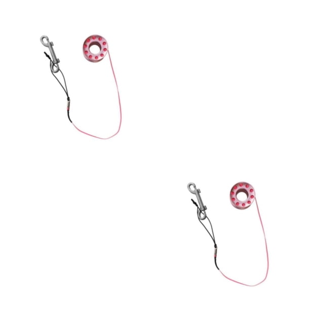 Carrete ligero para buceo Soidarity Rosa Cable de 15M