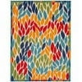 thumbnail image 2 of Nourison Aloha Indoor/Outdoor Multicolor 5'3" x 7' Area Rug, (5x7), 2 of 9