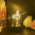 thumbnail image 1 of Luz nocturna LED 3D Jujutsus Kaisens Surtrs que cambia de color, 1 of 1