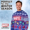 thumbnail image 5 of Suéter Navideño Feo Marvel de Punto Azul Talla L, 5 of 5