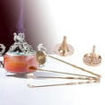 thumbnail image 3 of AMLESO 6Pcs Copper Incense Burner Censer Tool Set Incense Mould Ash Press Incense Spoon, 3 of 7