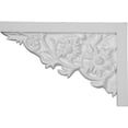 thumbnail image 2 of Ekena Millwork SB11X07FL-L 11.75 In. W X 7.87 In. H X .75 In. P Architectural Floral Large Stair Bracket- Left, 2 of 2