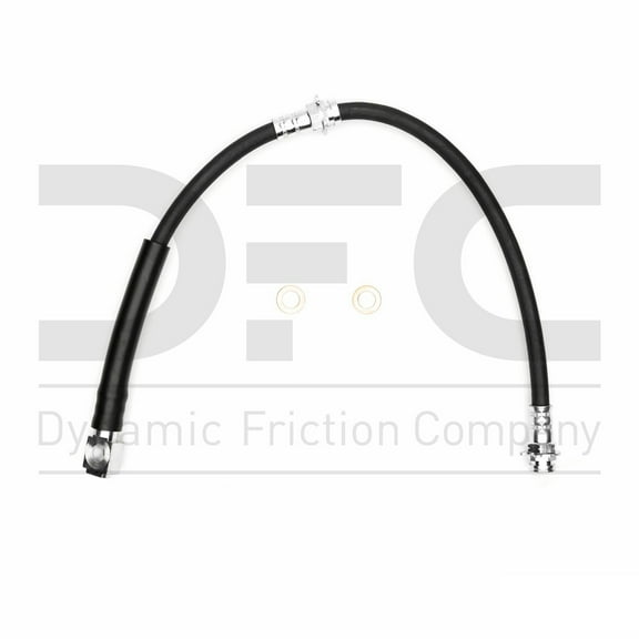 Front Right Dynamic Friction Company Brake Line Hose 350-47049 For 1985-1992 Chevrolet Camaro, 1988-1992 Pontiac Firebird