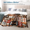 thumbnail image 3 of Football Gifts for Boys, Football Gifts for Men, Football Coach Gifts, Gifts for Football Players Team, Gifts for Football Lover, Football Blanket 60" X 50", 3 of 5