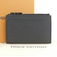 thumbnail image 1 of Pre-Owned LOUIS VUITTON Monogram Shadow Compact Coin Card Holder M82245 Purse Black (Good), 1 of 8