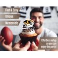 thumbnail image 3 of Suministros De Fiesta De Missouri Para Regalo De Cumpleaños De Fútbol, ​​Pancarta Y Decoración Para Tartas (42 Piezas) (Mizzou Tigers), 3 of 5