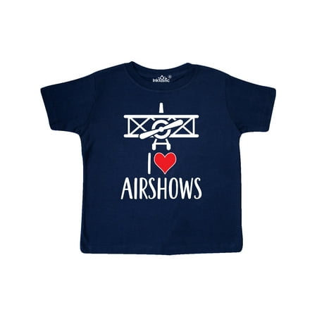

Inktastic I Love Airshows Gift Toddler Boy or Toddler Girl T-Shirt