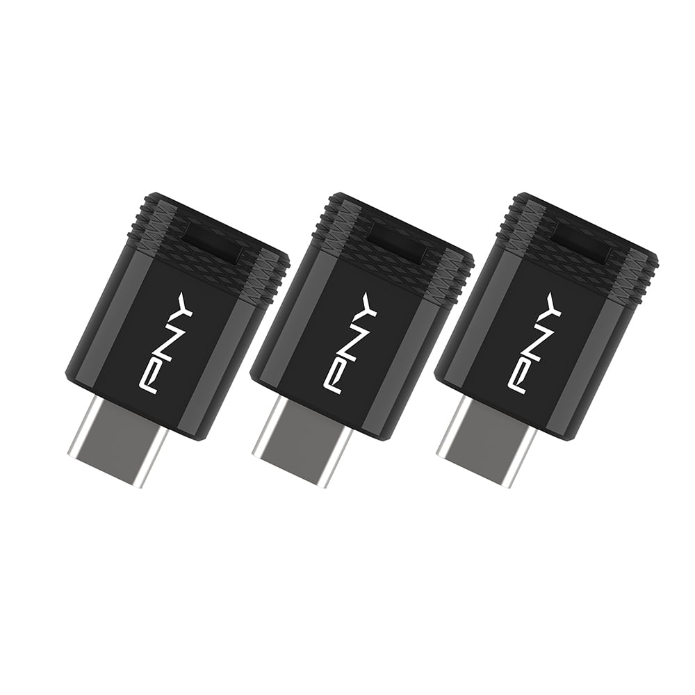 64GB PNY Elite-X Fit Type-C USB 3.2 Flash Drive – Up to 200MB/s Read, Advanced Performance, Convenient Portable Data Storage, Ultra Compact Fit Design, Type-C Connector, 3-Pack