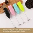 thumbnail image 4 of Wovilon Handheld Milk Frother, Powerful Electric Beater for Coffee Mini Electric Whisk, Coffee Blender for Frappe, latte, Matcha - Pink, 4 of 11