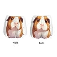 thumbnail image 3 of Balery Cartoon Guinea Pig Pantalones cortos deportivos para mujer con forro y dos bolsillos, elásticos, para entrenamiento, gimnasio, yoga-XX-Large, 3 of 7