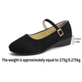 thumbnail image 4 of Miluxas Women's Mary Jane Flats Comfortable Dressy Ballet Flats Casual Round Toe Slip On office Work Woman Shoes Black 5.5(36), 4 of 9