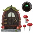 thumbnail image 1 of Figuras Puertas La Ventana Jardín en Miniatura Patio Puerta Los Elfos Adornos Resina Regalos Del para El Césped, 1 of 8