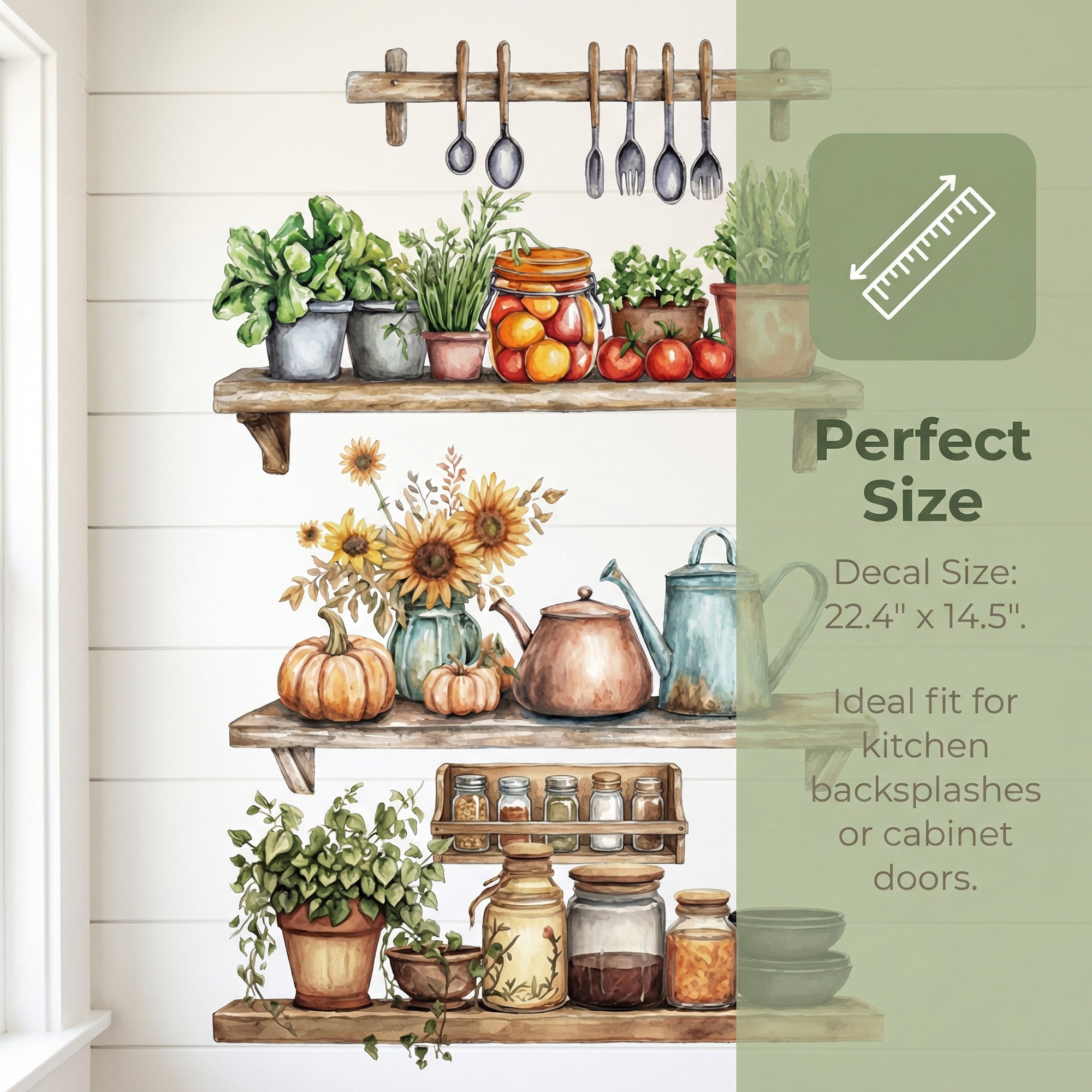 Unique Bargains Removable Peel Stick Waterproof Wall Decals Multicolor 23.6" x 15.7"