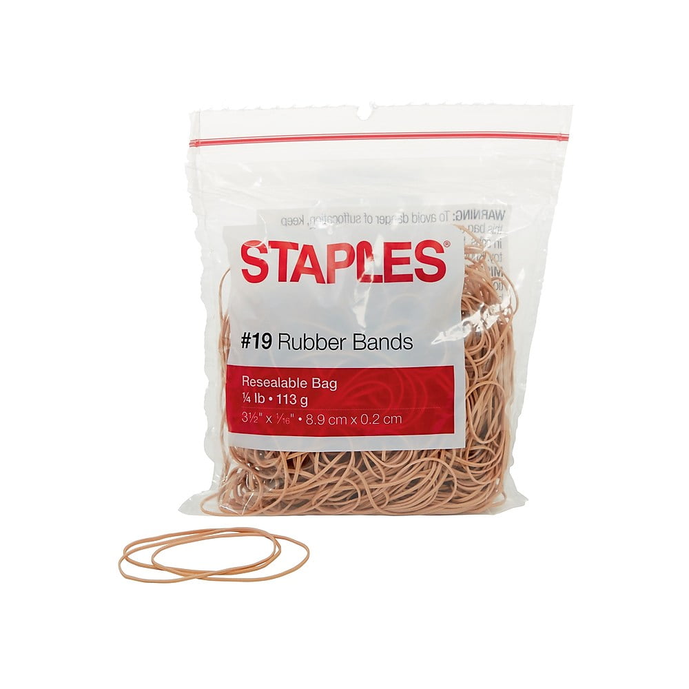 Staples Economy Rubber Bands Size 19 1/4 lb. 646092