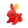thumbnail image 3 of Conejo de peluche de juguete Perfecl Simulación animal decoración de bodas Rojo, 3 of 8