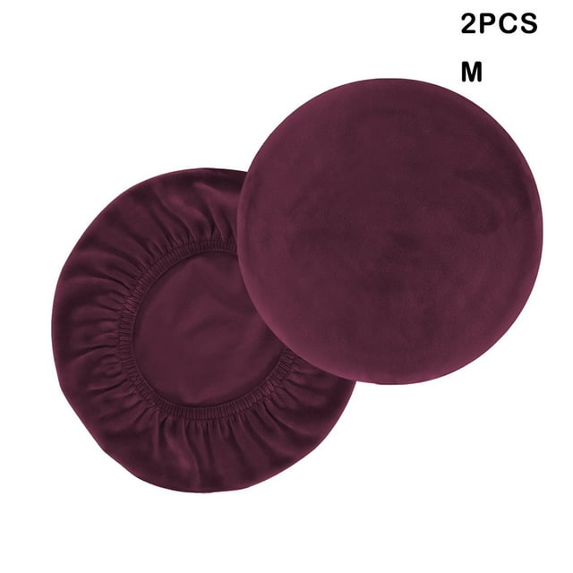stanreset 1/2/3 2X Stool Cover Bar Supplies Dustproof Handily Install Party Accessories Multipurpose Exquisite Extendable Gear Wine Red M 1 Pc