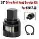 thumbnail image 5 of Milwaukee 2457-20 Mpact Wrench Service Kit for M12 Ratchet 3/8 Head Rebuild with Fuel and Anvil Components, 5 of 5