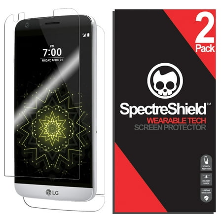 [2-Pack] Spectre Shield Screen Protector for LG G5 (2016) Case Friendly Accessories Flexible Full Coverage Clear TPU Film
