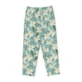 thumbnail image 4 of Xecao Lilies Flowers Women's Straight Lounge Pajama Pants: The Epitome of Relaxed Sleepwear, 4 of 9
