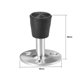 thumbnail image 2 of Uxcell Parada de Puerta Tope Protector de Pared con Punta de Goma 50mm de Largo Acero Inoxidable Cepillado Plateado 2pcs, 2 of 5