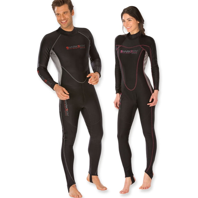 Women One Piece Sharkskin Rash Guard Bodysuit Jumpsuit Beachwear Swimsuit 