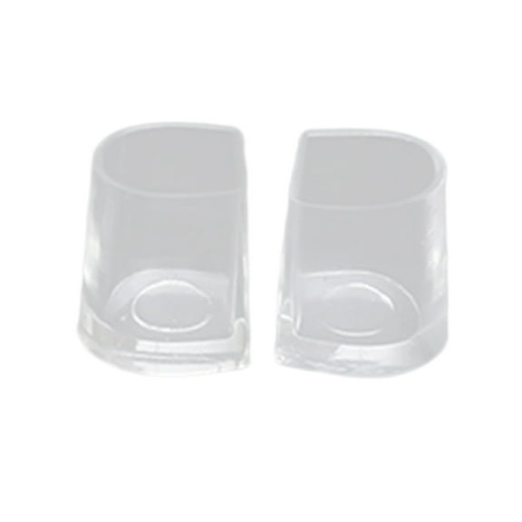 COOLHOOD 2 Pcs Silicone Heel Stoppers High Heel Protectors Heel Savers Heel Caps Latin Stilettos Dancing Cover for Woman Female