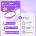 thumbnail image 4 of Premom Trousse de Test Quantitatif d'Ovulation et de Grossesse : 40 Bandes LH + 10 Bandes HCG + 2 Gobelets d'Urine Réutilisables / Test de Fertilité à Domicile pour Femmes / Smart D, 4 of 9
