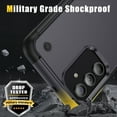 thumbnail image 4 of Dteck Case for Samsung Galaxy A14 5G,Military Grade Shockproof Rubber Armor Case Hybrid Hard PC Buit-in Kickstand Back Cover,Gray, 4 of 7