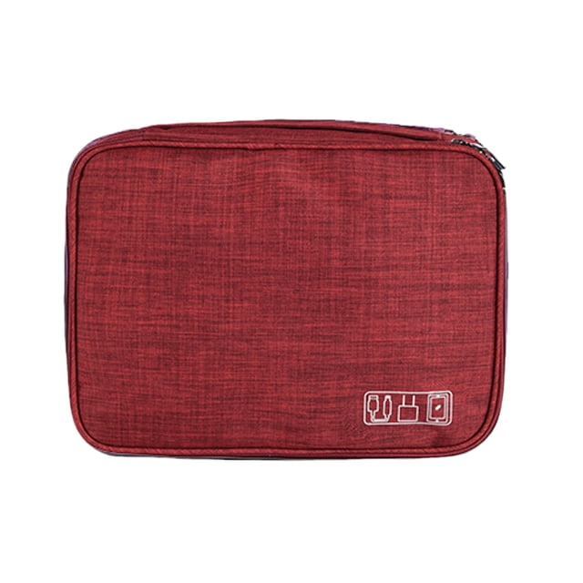 Clearance 2026 Electronic Organizer Cable Organizer Compact Travel Organizer Bag Electronics Accessories Cases Storage Bag for Cable USB SD Card Power Bank Earphone