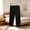 Black, variant on Liuinsasek Women's Plus Size Pajama Pants Casual Solid Color Stretchy Cropped Pants Lightweight Simple Comforty Lounge Pants for Summer