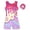Donut, variant on Aideaone Girl Gymnastic Leotards with Hair Scrunchie Sparkle Dance Unitards for 4-12Years