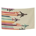 thumbnail image 6 of Yayeee Tapestry Wall Hanging for Bedroom 60" x 40" Living Room Home Wall Art Decor, Flying Planes, 6 of 7