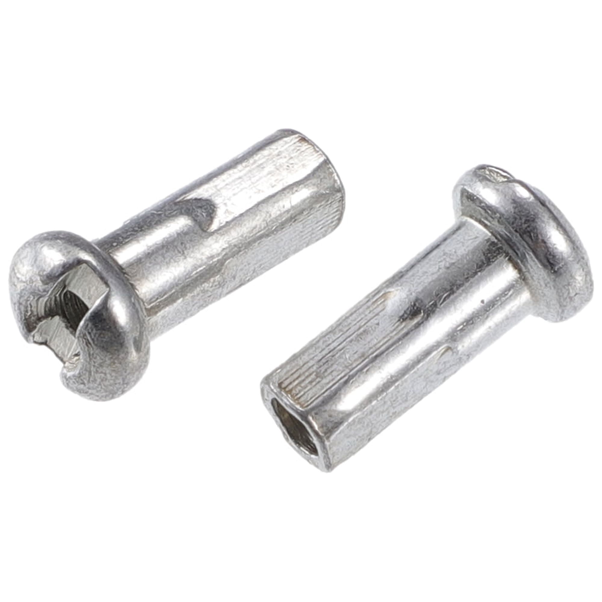 Unique Bargains 40Pcs Bicycle Steel Spokes 13G Bike Spoke with Nipples Black 11.42"