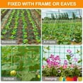 thumbnail image 4 of Climbing Plant Trellis - Heavy Duty Garden Trellis for Cucumbers, Vines, Fruits and Vegetables, Tomato Plant Trellis, Climbing Vines/5.9x3 FT (27 Strands), 4 of 5