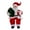 B, variant on XMMSWDLA 13.7inch Santa Claus Figure Sitting Christmas Decoration Ornament Doll with Gift Bag Traditional Red Santa Claus Figure for Window Table Home Display Christmas Party Decoration Santa Claus